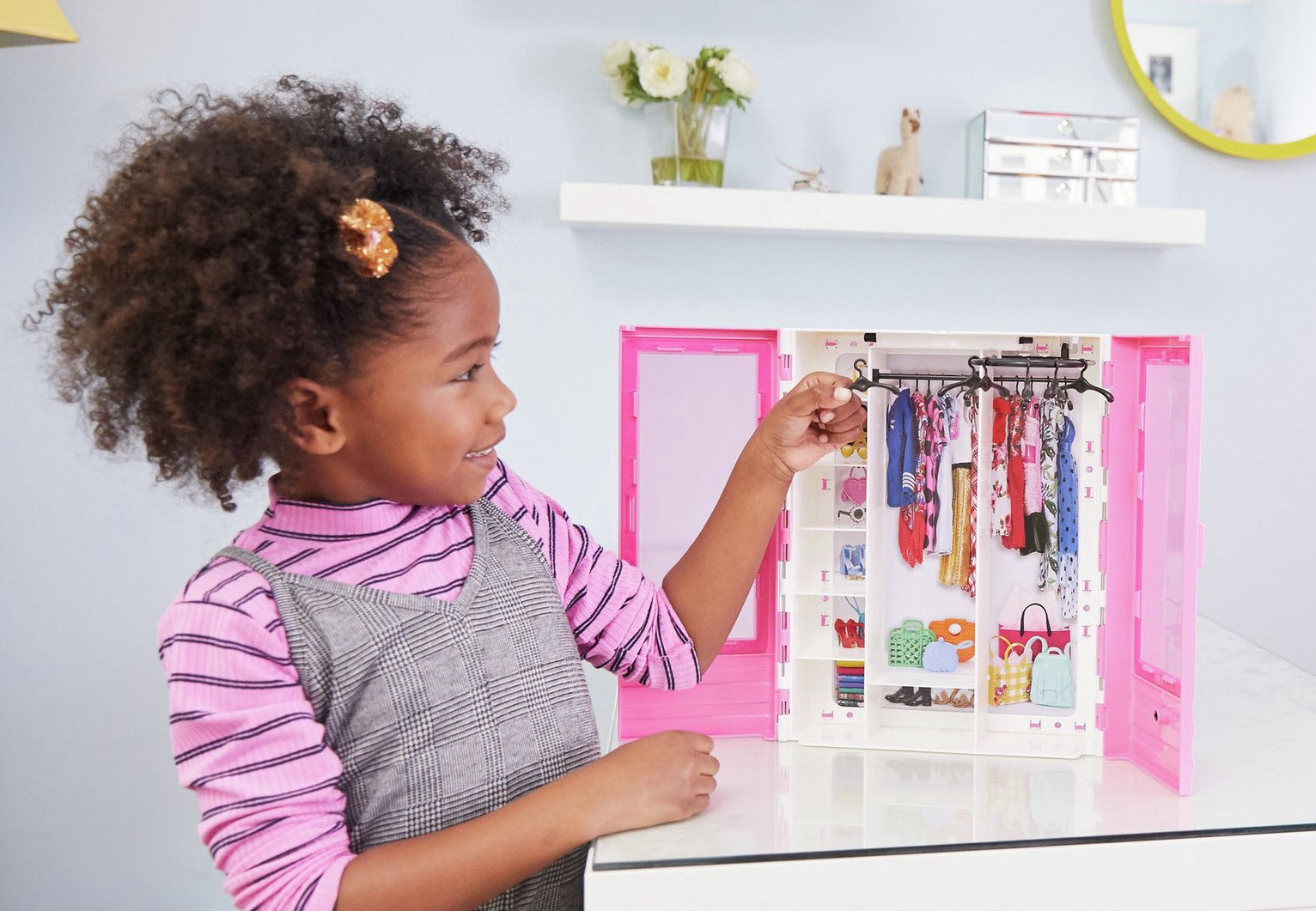 barbie wardrobe argos