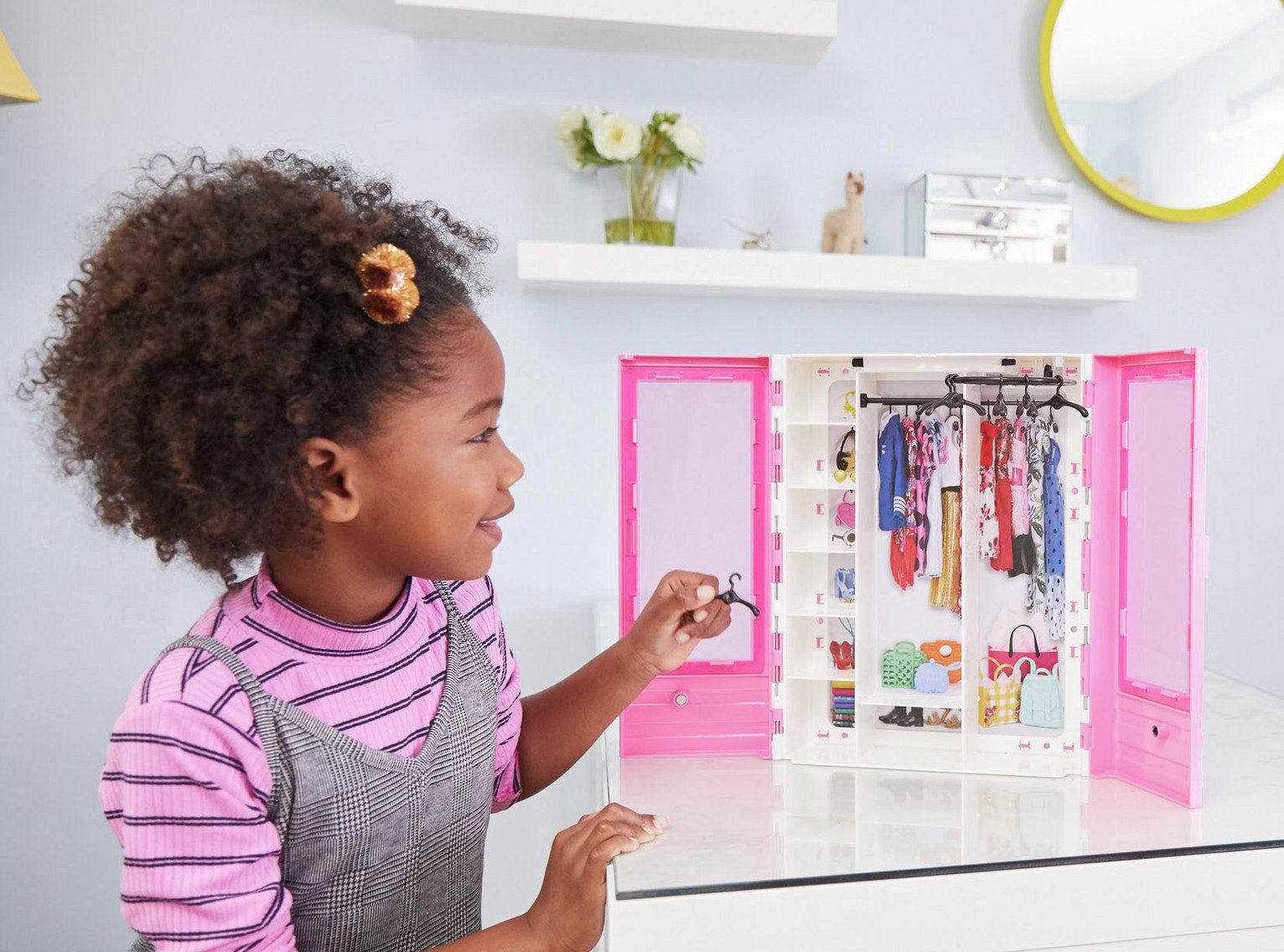 barbie wardrobe argos