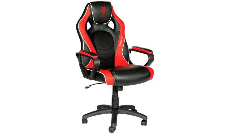 Quick Shot Liverpool Ergonomic Office Gaming Chair - Red