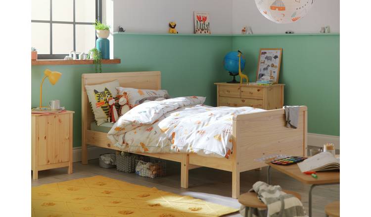 Pine store kids bed