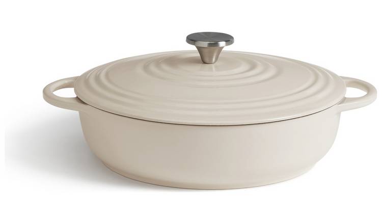 28 CM/4.5 Q Ceramic Cookware - Casserole Shallow Pot - Imperial