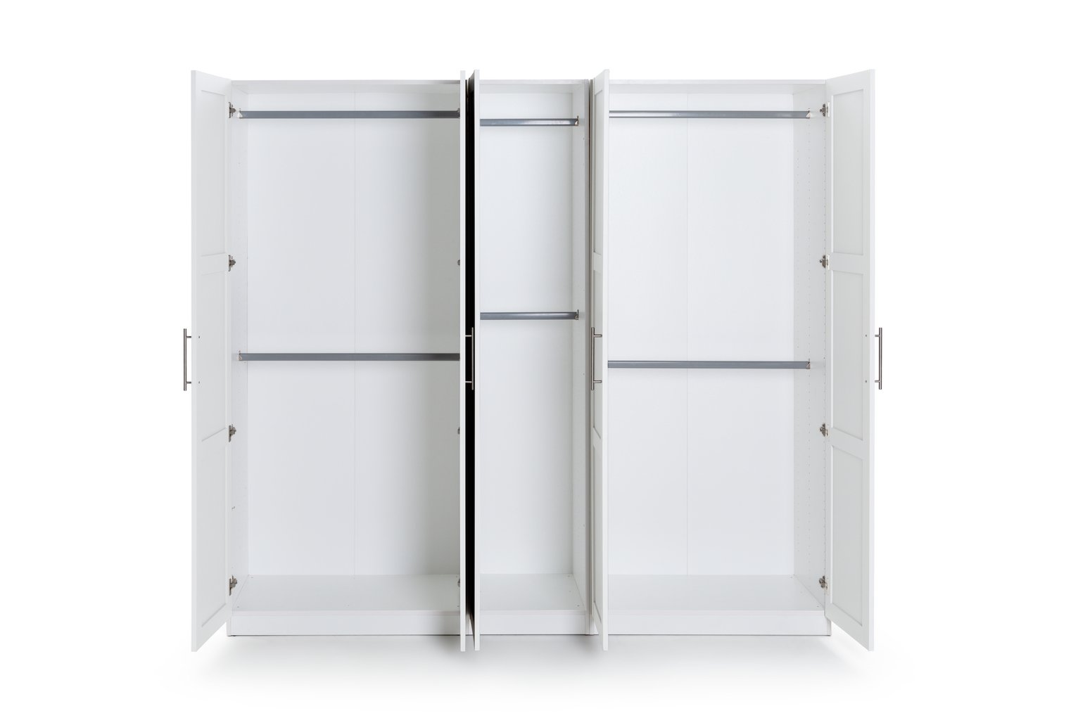 Buy Habitat Munich Panelled 5 Door Wardrobe - White | Wardrobes
