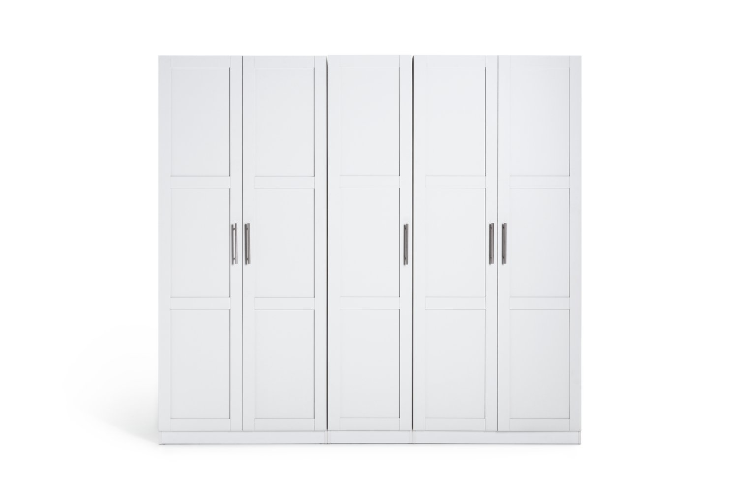 Buy Habitat Munich Panelled 5 Door Wardrobe - White | Wardrobes