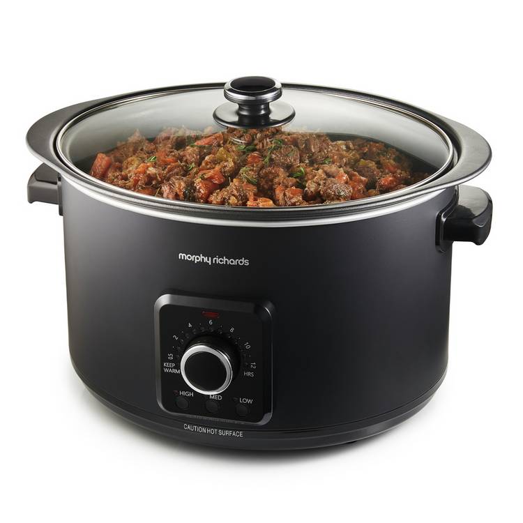 Morphy Richards 6.5L Easy Time Slow Cooker - Black 0
