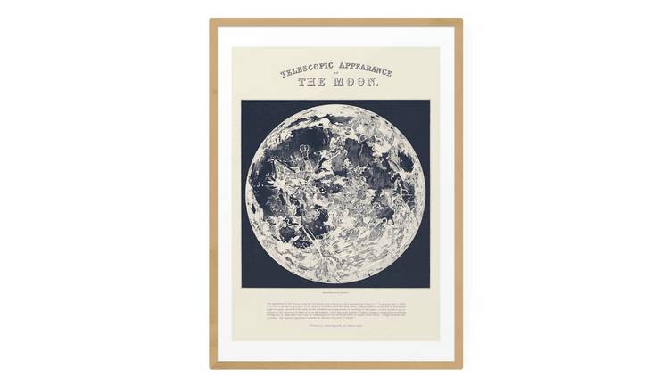 EEP Aster Telescopic Moon Framed Print - A1