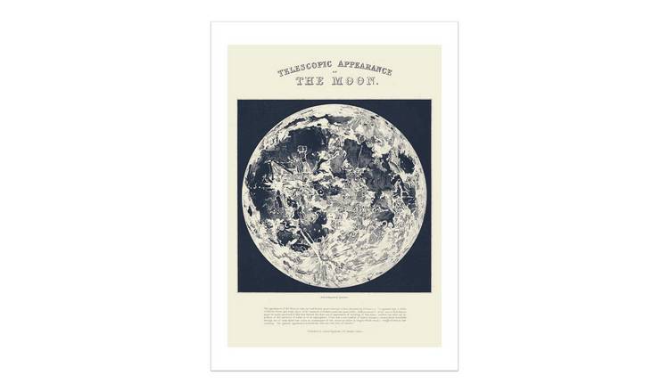 EEP Aster Telescopic Moon Unframed Print - A1