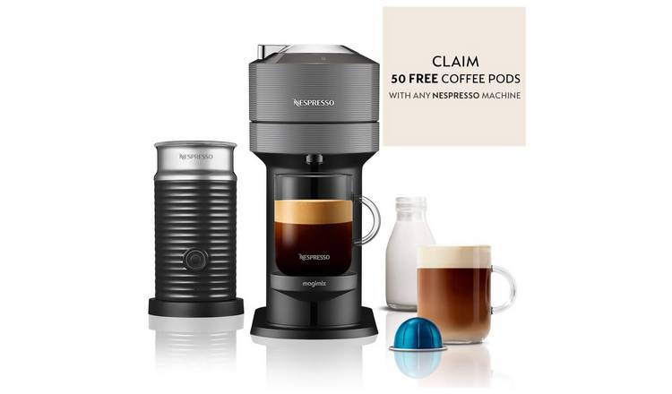 Buy Nespresso Vertuo Next Pod Coffee Machine Bundle Magimix Grey, Coffee  machines