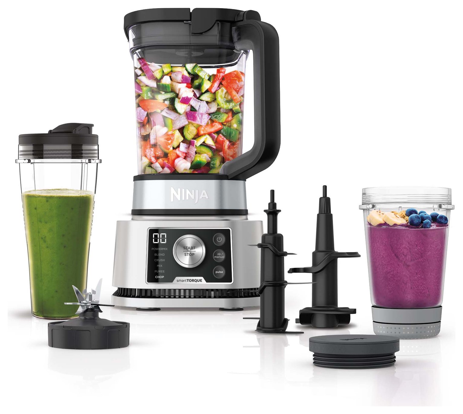 Ninja Foodi CB350UK 2L Auto IQ Blender and Food Processor