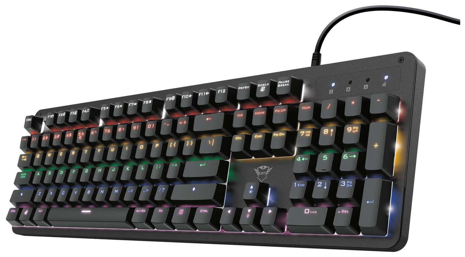 Trust GXT 863 Mazz Mechanical Wired Gaming Keyboard - Black