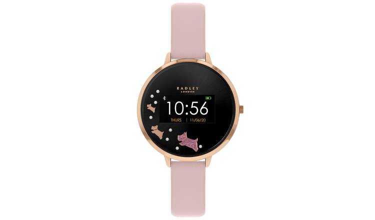 Buy Radley London Series 3 Pink Leather Strap Smart Watch Argos