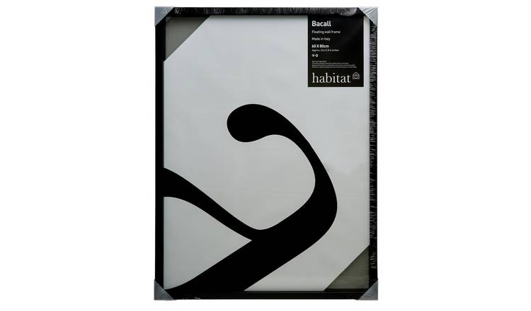 Habitat Bacall Picture Frame - Black - 84x64cm