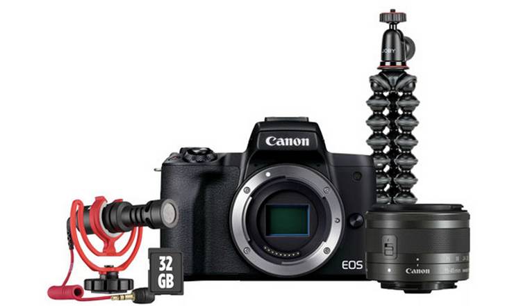 Canon EOS M50 Mark II Mirrorless Camera Vlogger Kit