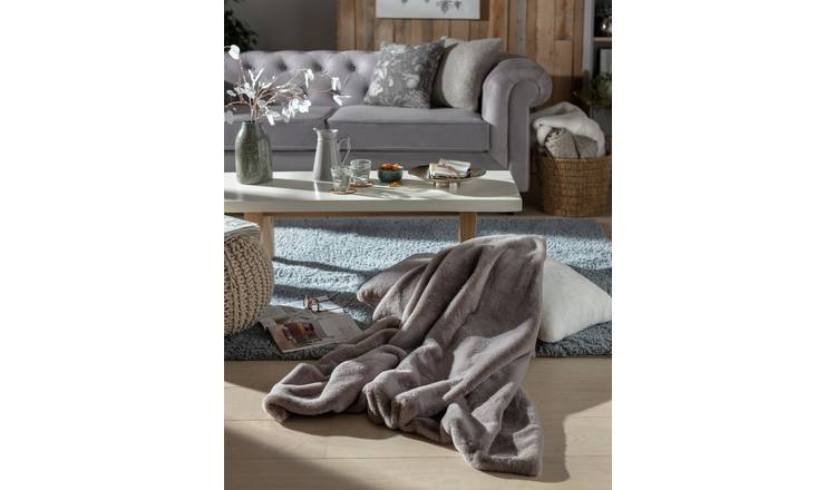 Argos bed online throws