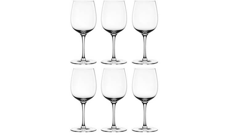 Buy Habitat Vienna Set of 6 White Wine Glasses | Drinking glasses and