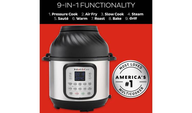 Instant Pot® Duo Crisp™ + Air Fryer 8-quart Multi-Use Pressure Cooker