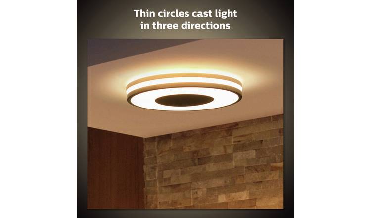 Buy Hue Being Flush to Ceiling - Black | Ceiling lights | Argos