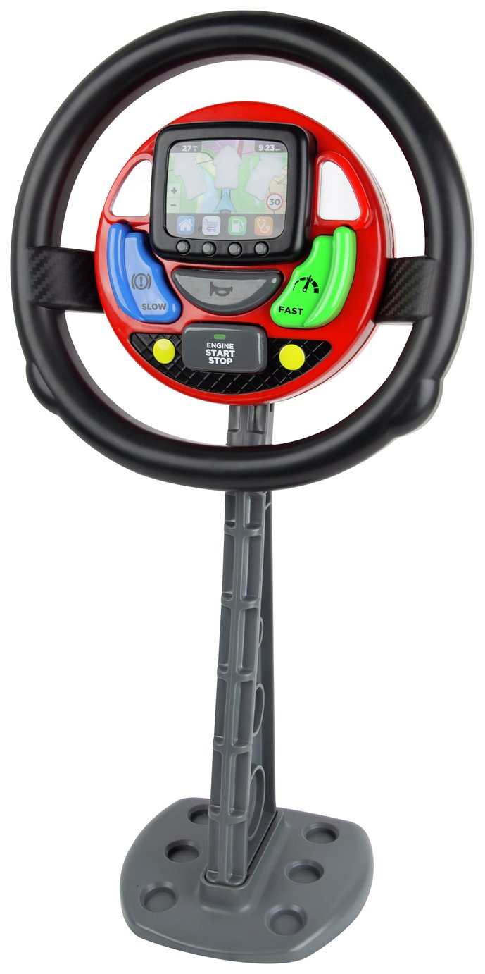 Casdon Toy Sat Nav Steering Wheel 