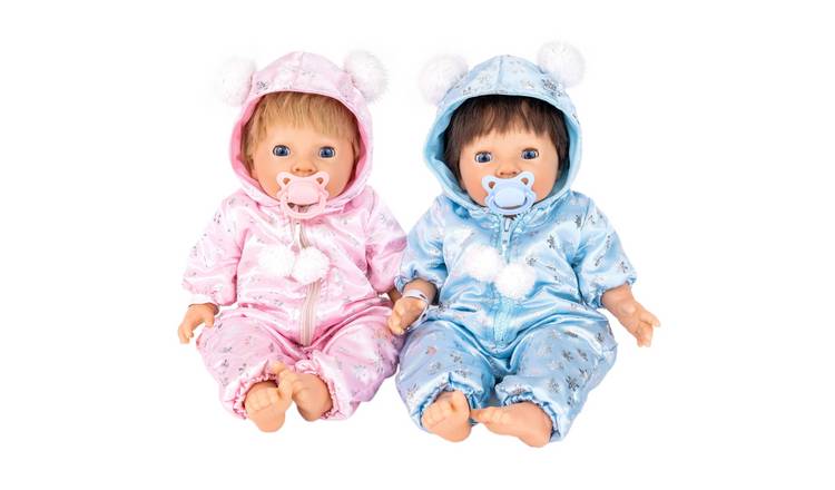Tiny Treasures Winter Sparkle Twins Doll Set