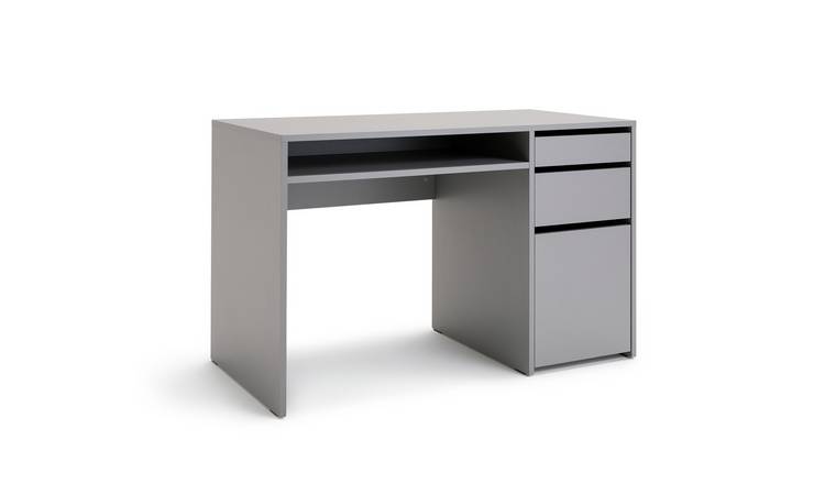 Habitat Pepper 2 Drawer Pedestal Desk - Grey