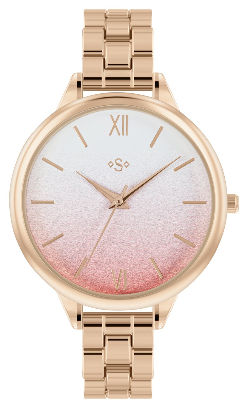 Spirit Ladies Rose Gold Colour Bracelet Watch