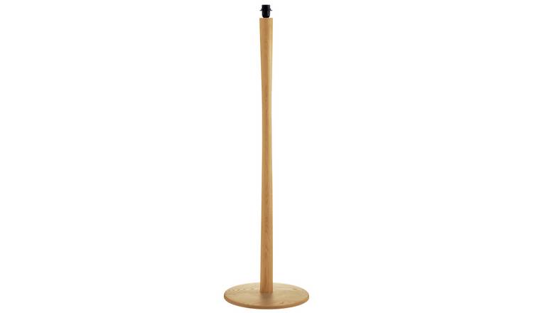 Buy Habitat Pole Floor Lamp Base Only - Oak | Floor lamps | Habitat