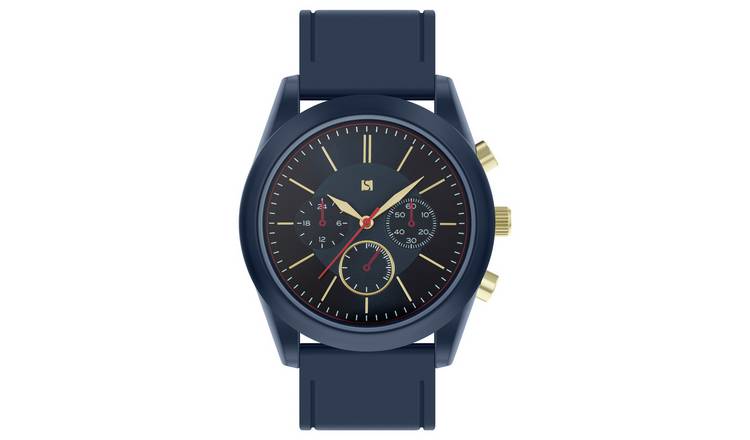 Buy Spirit Men's Navy Silicone Strap Watch | Men's watches | Argos