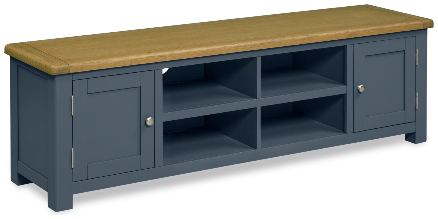 Habitat Kent 2 Door TV Unit - Dark Grey