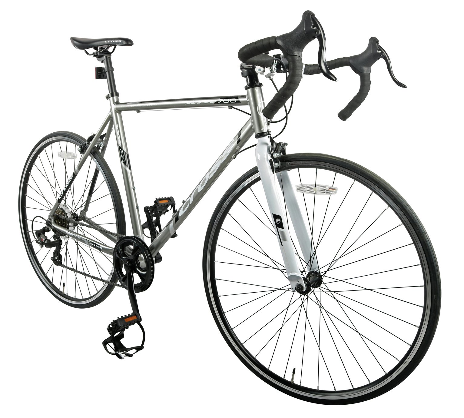 Cross XTR700 27.5 inch Wheel Size Unisex Road Bike - Grey