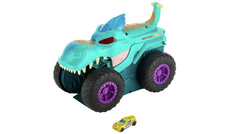 Mattel Hot Wheels Monster Trucks Car Chompin' Mega-Wrex Vehicle