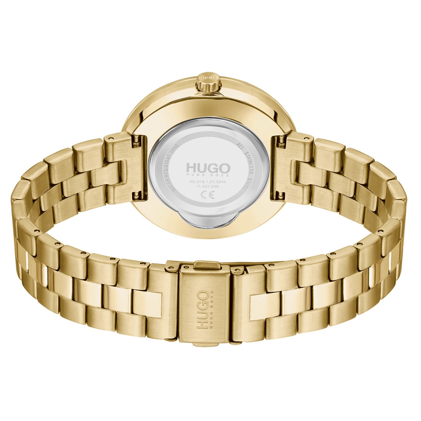 HUGO Crush Ladies Gold Plated Bracelet Watch