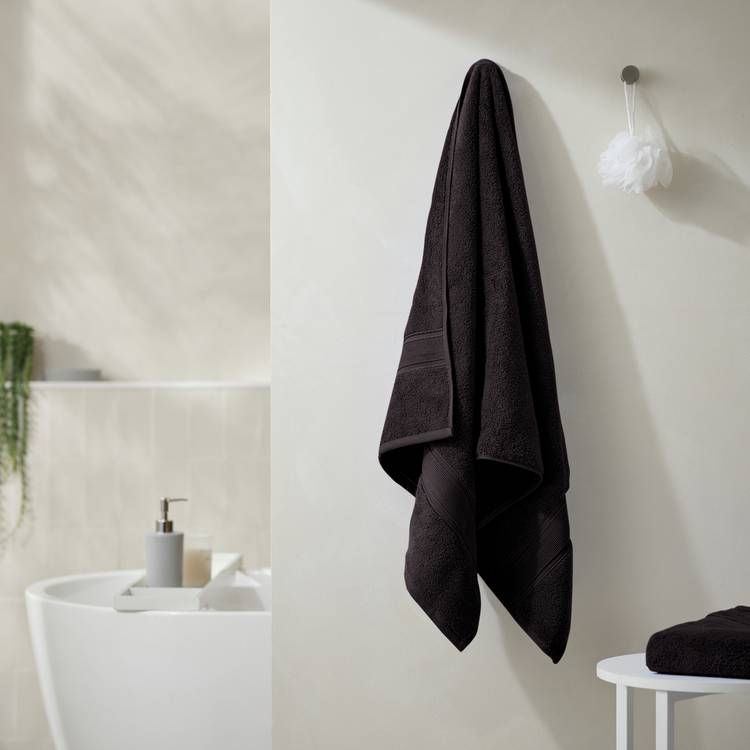 Habitat Supersoft Bath Towel - Black 0