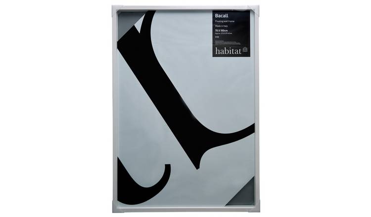 Habitat Bacall Picture Frame - White - 104x74cm