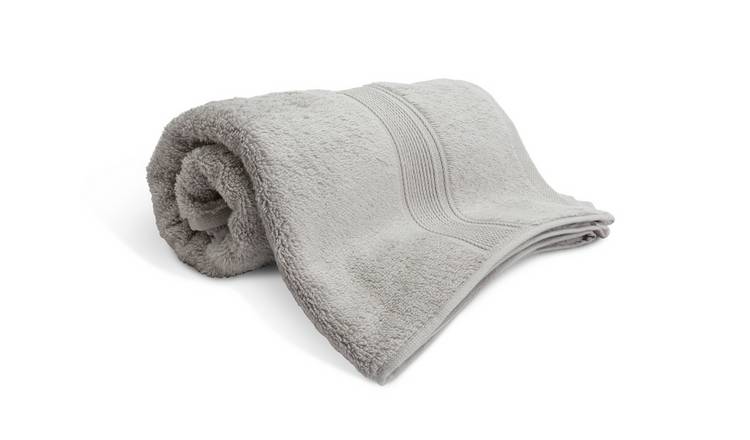 Habitat Supersoft Bath Towel - Silver