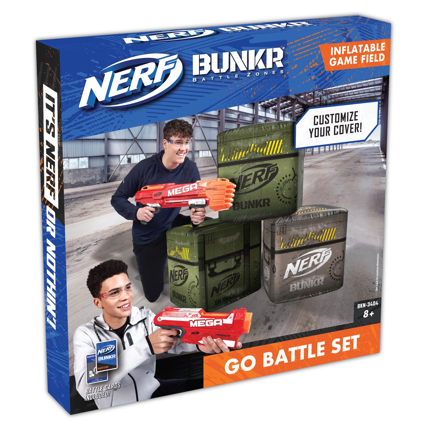 Nerf Bunkr Go Battle Set Game Card review