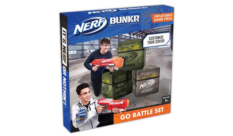 Nerf Bunkr Go Battle Set Game Card