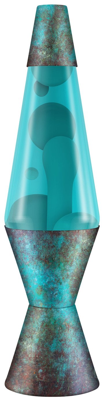 Lava 14.5in Rusted Turquoise Lamp