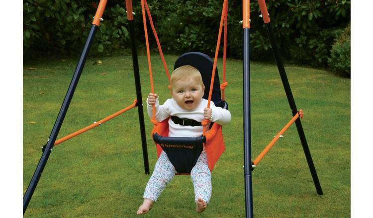 Folding toddler cheap swing set