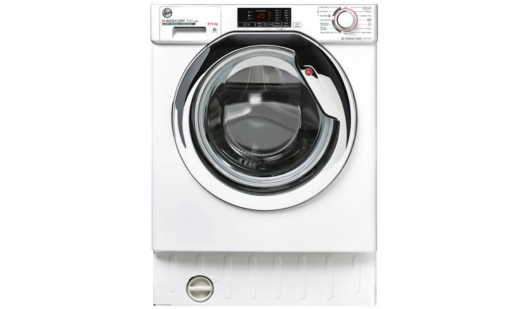 Hoover HBDS495D1ACE 9/5KG Integrated Washer Dryer - White