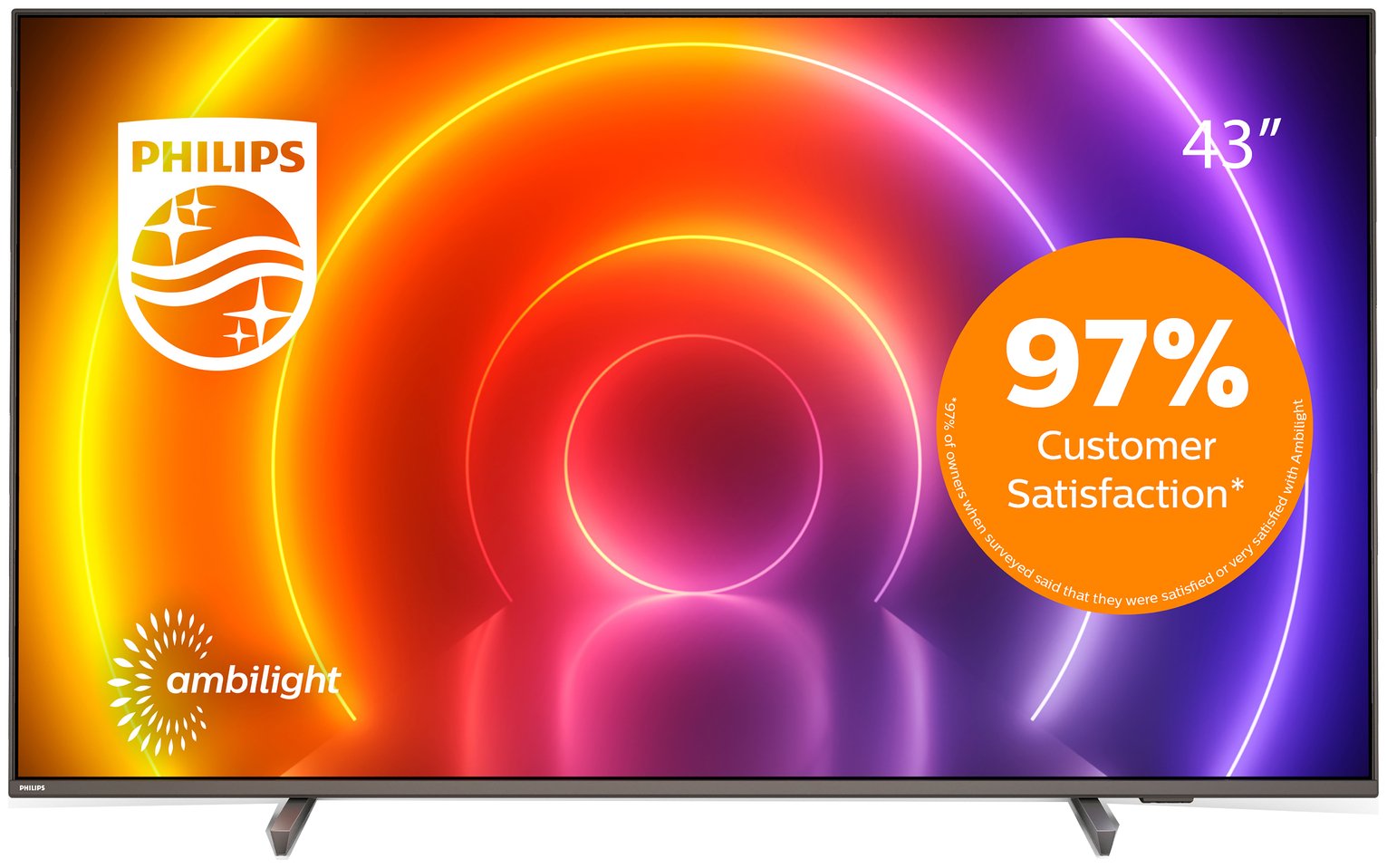 Philips 43 Inch 43PUS8106 Smart 4K UHD HDR LED Ambilight TV review | 9. ...