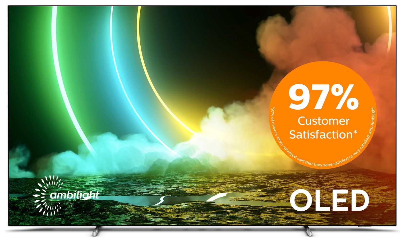 Philips 55 Inch 55OLED706 Smart 4K UHD HDR OLED Freeview TV