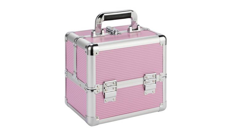 Buy Argos Medium Vanity Case Pink Makeup bags and cases