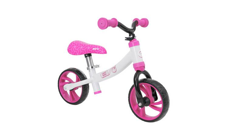 EVO 8 inch Wheel Size Kids Balance Learning Bike - Pink