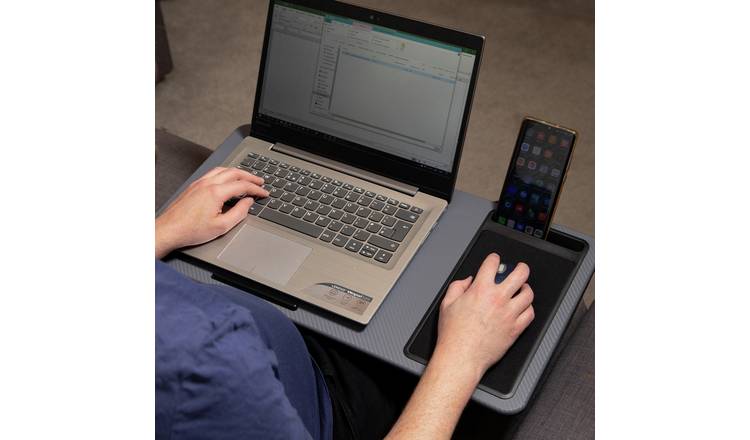 Portable desk deals with keyboard tray