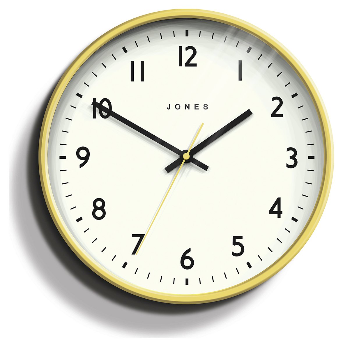 Jones Jam Wall Clock Cheeky - Yellow