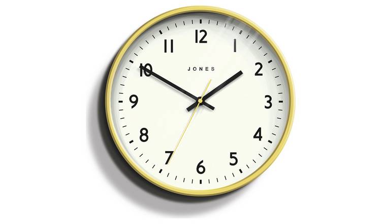 Jones Jam Wall Clock Cheeky - Yellow