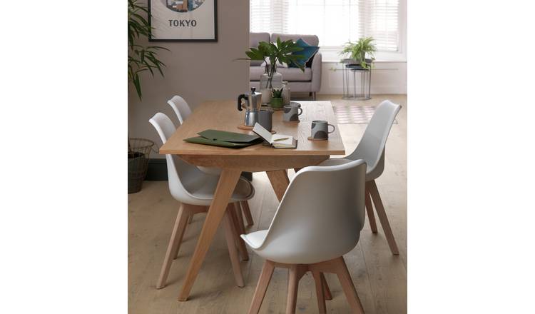 Argos scandi on sale dining table