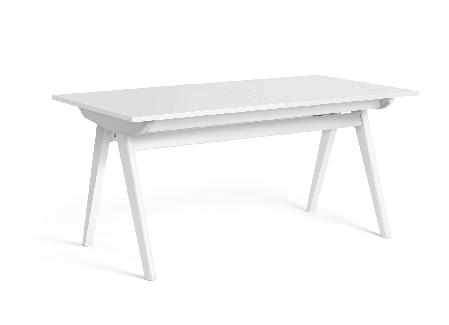 Habitat Jerry Extending 4 - 6 Seater Dining Table - White