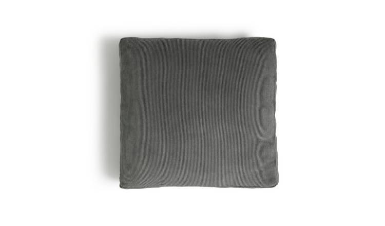 Habitat Cord Cushion - Grey - 50x50cm