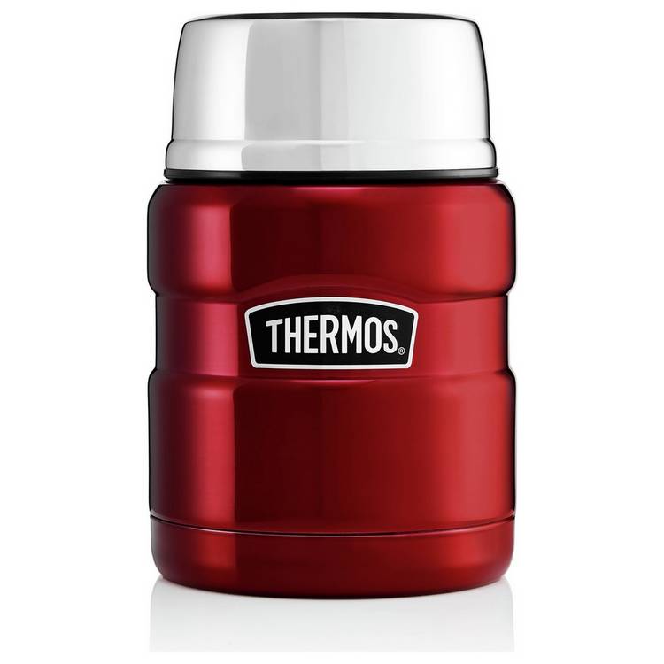 Thermos Stainless King Red Food Flask - 470ml 0