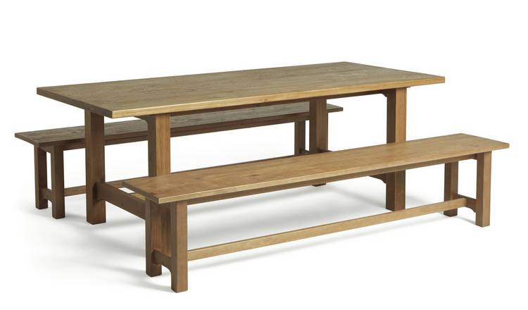 Argos bench outlet dining table